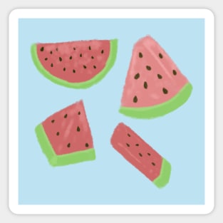 Watermelon Cut in Half Sticker